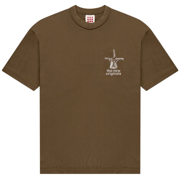 The New Originals Molen T-shirt Bruin