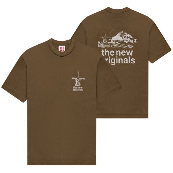 The New Originals Molen T-shirt Bruin