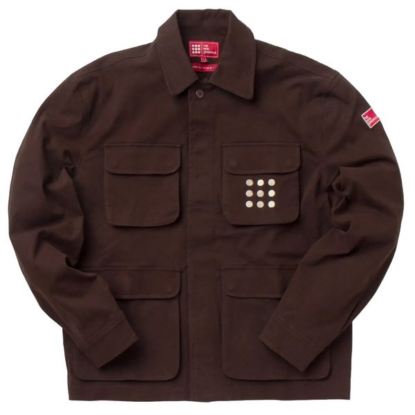 the new originals multipocket overshirt bruin