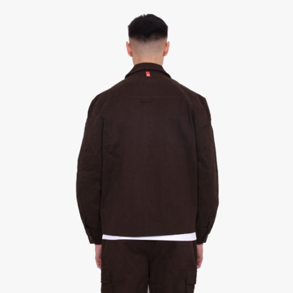 the new originals multipocket overshirt bruin
