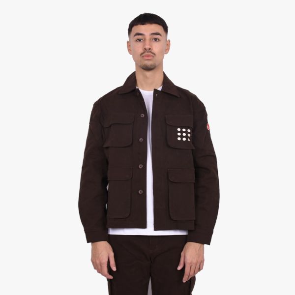 the new originals multipocket overshirt bruin