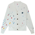 The New Originals Paint Splatter Cardigan Wit