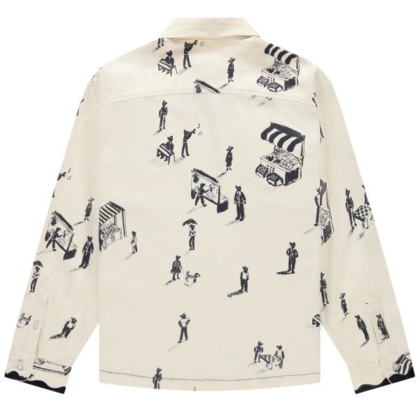 The New Originals People Of The Night Market Overshirt Wit