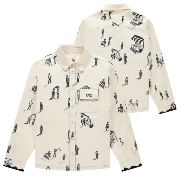 The New Originals People Of The Night Market Overshirt Wit