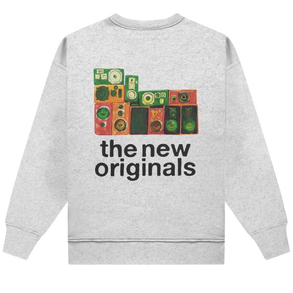 The New Originals Soundsystem Sweater Grijs
