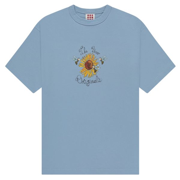 The New Originals Sunflower T-shirt Licht Blauw