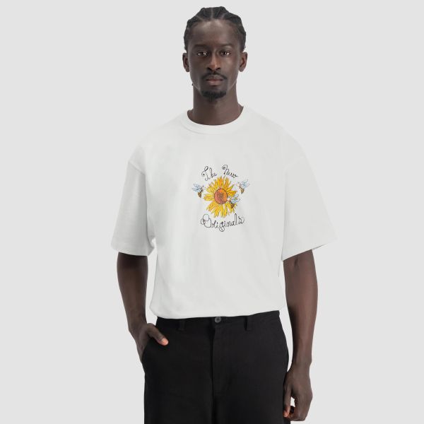The New Originals Sunflower T-shirt Wit