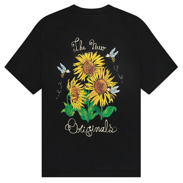 The New Originals Sunflower T-shirt Zwart