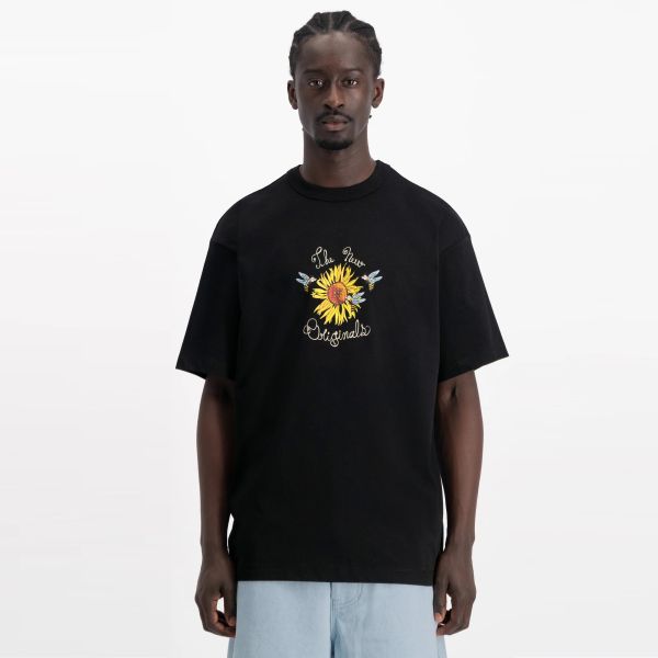 The New Originals Sunflower T-shirt Zwart