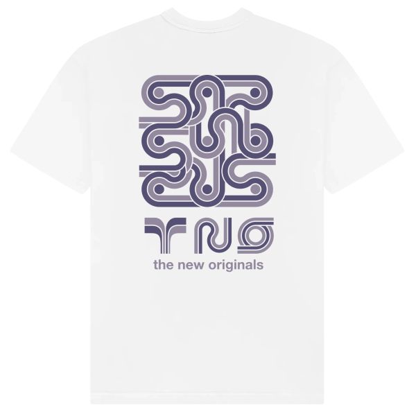 The New Originals Supergraphic T-shirt Wit/Paars