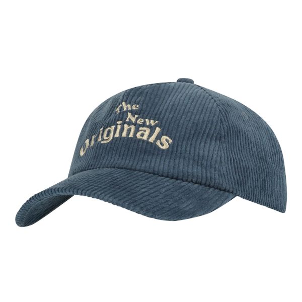 The New Originals Workman Corduroy Cap Blauw