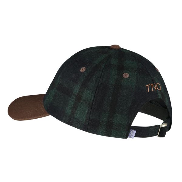 The New Originals Workman Flannel Cap Donker Groen