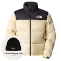 the north face 1996 retro nuptse jas beige