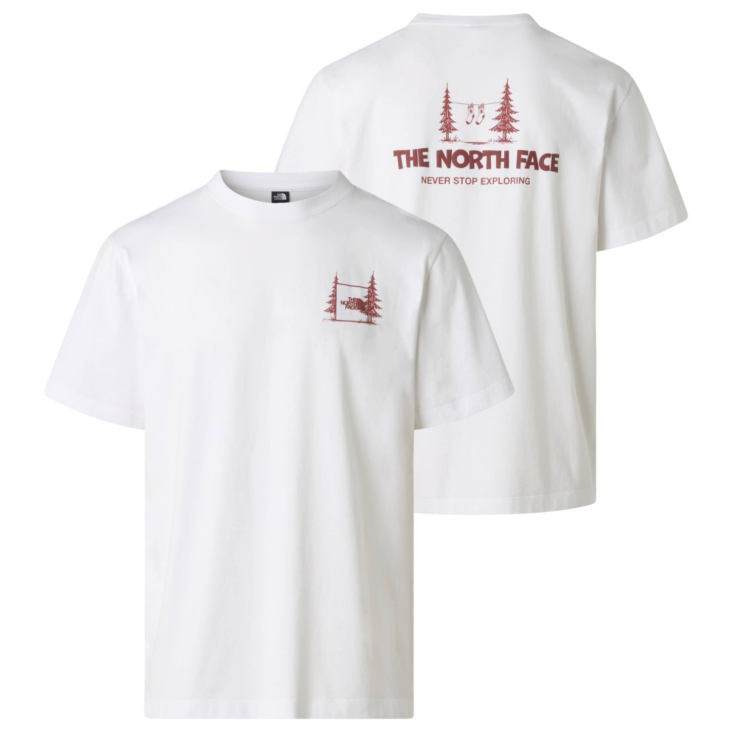 The North Face Camping Relaxed T-shirt Wit
