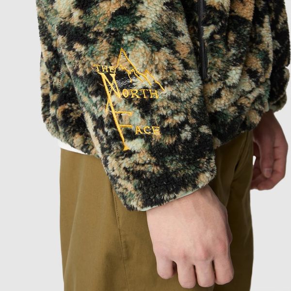 The North Face Extreme Pile Fleece Jack Donker Groen
