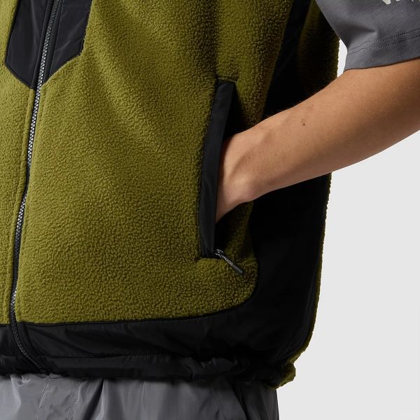The North Face Fleeski Vest Donker Groen