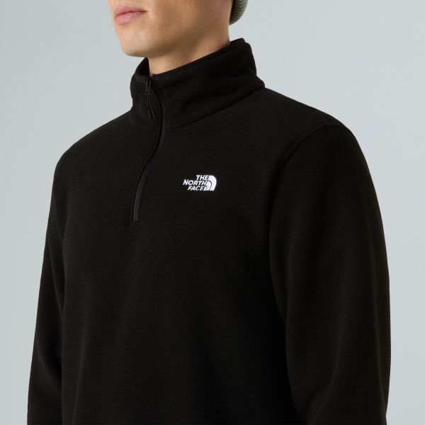 The North Face Glacier Fleece Half Zip Sweater Zwart