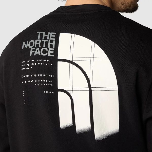 The North Face Graphic Sweater Zwart