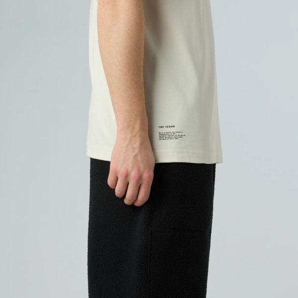 The North Face Icon Mountain Jacket T-shirt Off White
