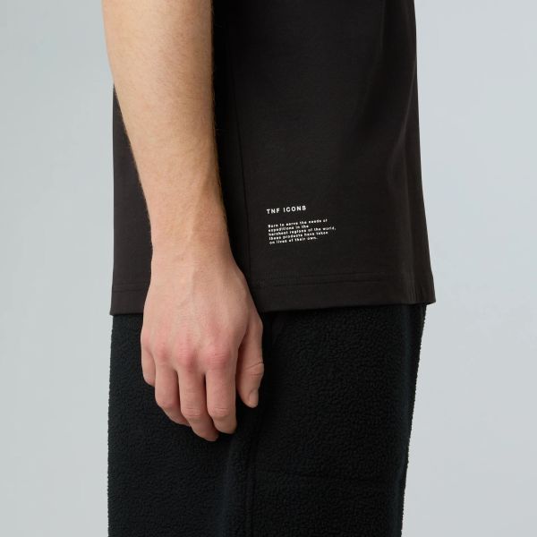 The North Face Icon Mountain Jacket T-shirt Zwart
