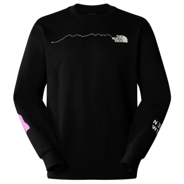 The North Face NSE Graphic Sweater Zwart
