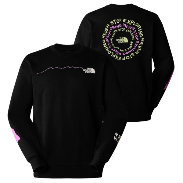 The North Face NSE Graphic Sweater Zwart