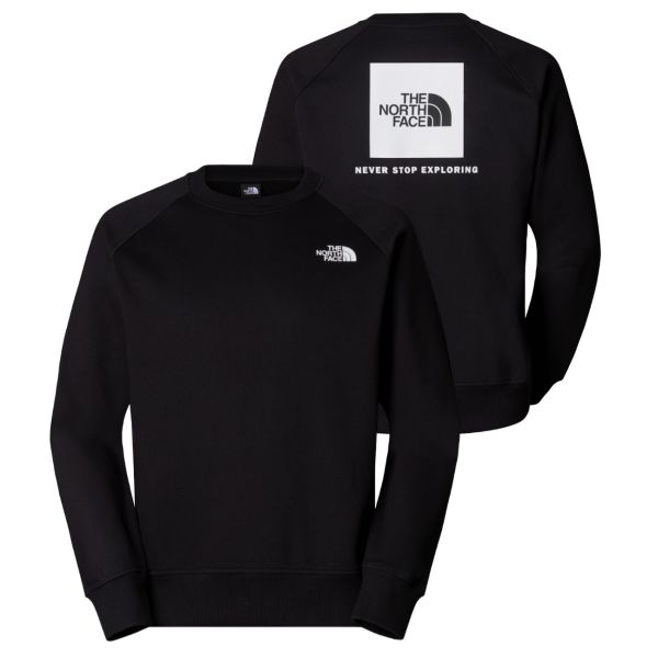 The North Face Raglan Redbox Sweater Zwart