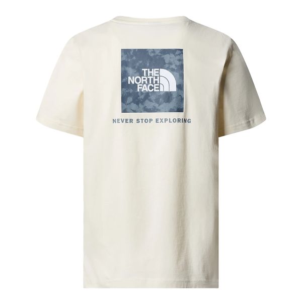 The North Face Redbox T-shirt Off White/Blauw