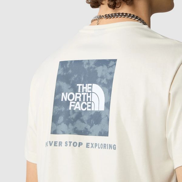 The North Face Redbox T-shirt Off White/Blauw