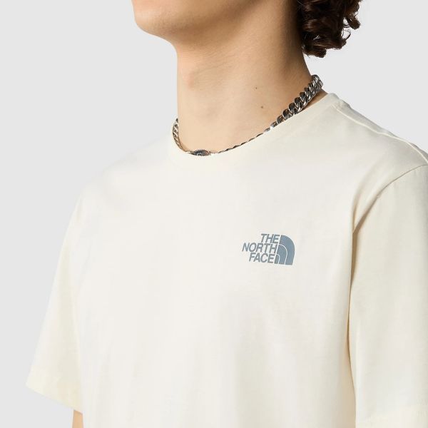 The North Face Redbox T-shirt Off White/Blauw
