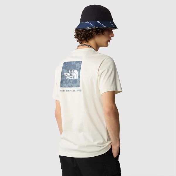 The North Face Redbox T-shirt Off White/Blauw