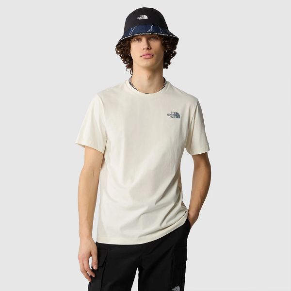 The North Face Redbox T-shirt Off White/Blauw