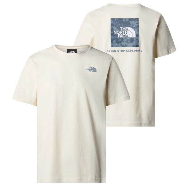 The North Face Redbox T-shirt Off White/Blauw
