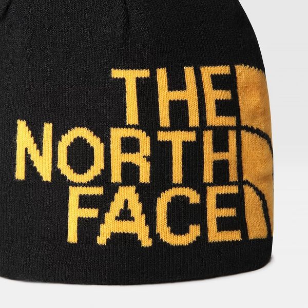 The North Face Reversible TNF Banner Muts Zwart/Geel