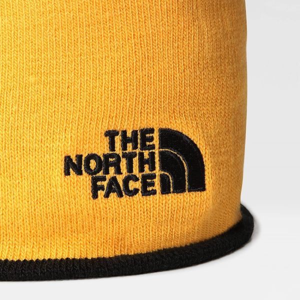 The North Face Reversible TNF Banner Muts Zwart/Geel