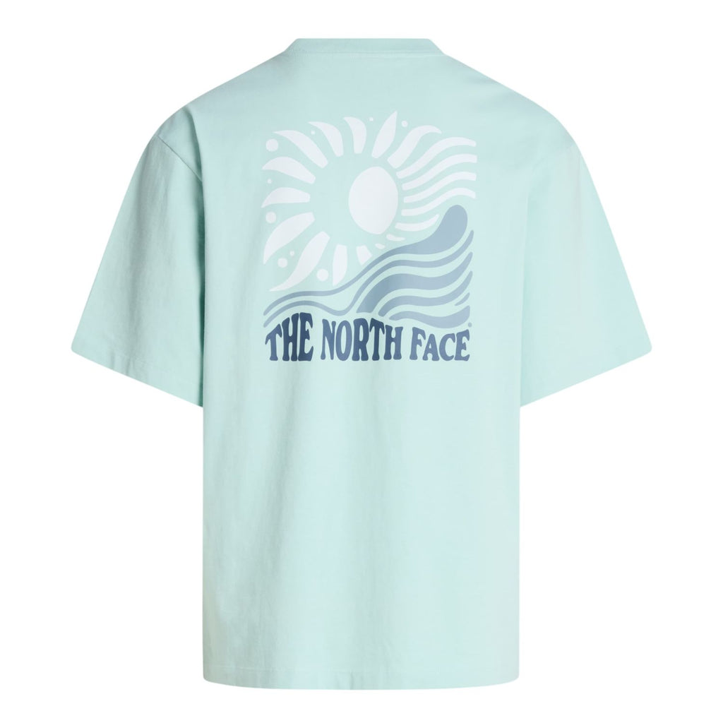 The North Face Sun Oversized T-shirt Licht Blauw