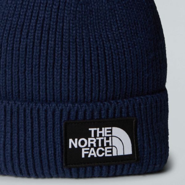The North Face TNF Logo Box Cuffed Muts Navy