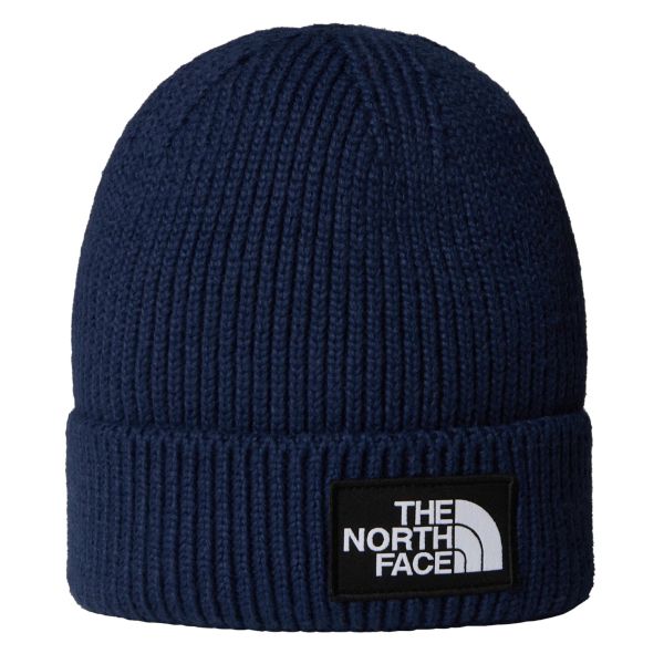 The North Face TNF Logo Box Cuffed Muts Navy