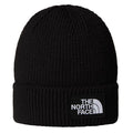 The North Face TNF Logo Box Cuffed Muts Zwart