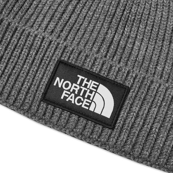 The North Face TNF Logo Box Muts Grijs