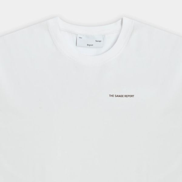 The Savage Report Key T-shirt Wit
