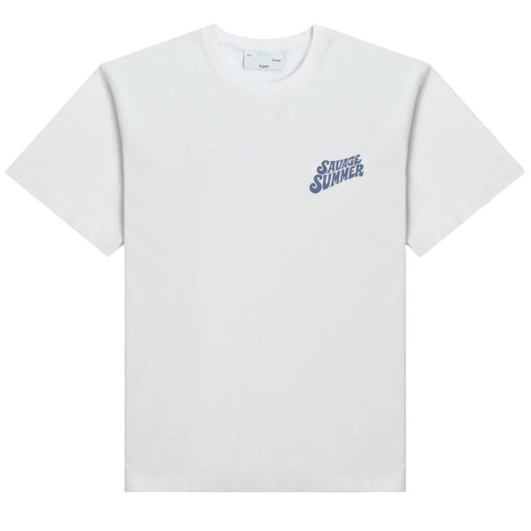 The Savage Report Savage Summer T-shirt Wit