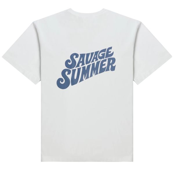 The Savage Report Savage Summer T-shirt Wit