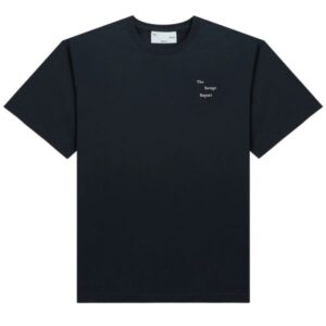 The Savage Report Wave Logo T-shirt Navy