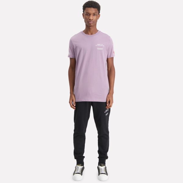 In Gold We Trust The Pusha T-shirt Paars