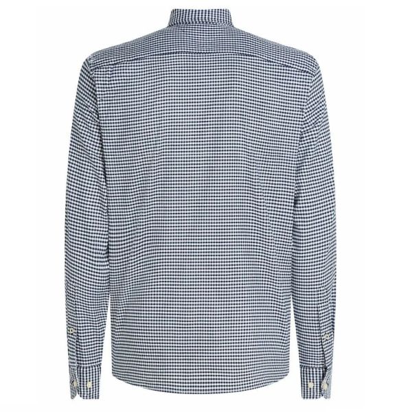 Tommy Hilfiger 1985 Flex Oxford Gingham Overhemd Navy/Wit