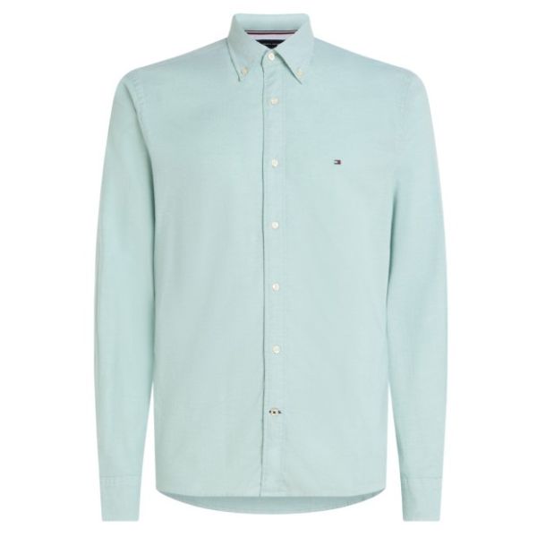 Tommy Hilfiger 1985 Flex Oxford Overhemd Groen