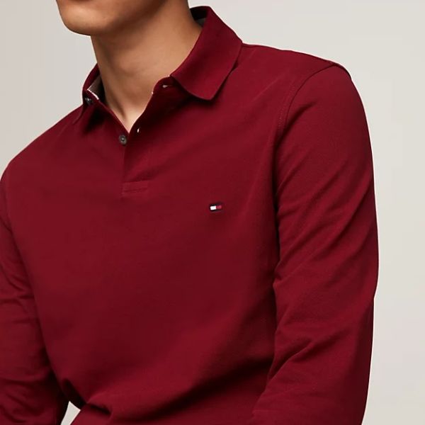 Tommy Hilfiger 1985 Longsleeve Polo Rood