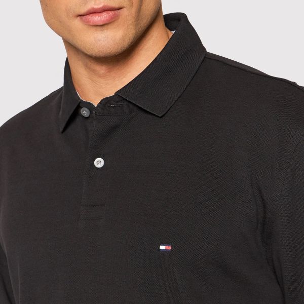 Tommy Hilfiger 1985 Longsleeve Polo Zwart