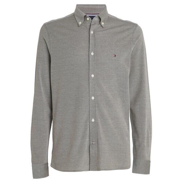 Tommy Hilfiger 1985 Pique Slim Overhemd Groen